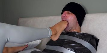 Enola Deep Foot Gagging