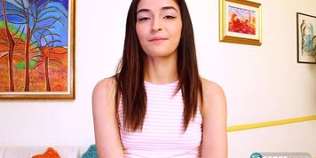Pocket-Sized Teen Emily Shows Off Her Pool Skills Before Rubbing Her Small Tits And Fingering Her Hairless Snatch On The Felt -  (Emily Willis, My Balls)