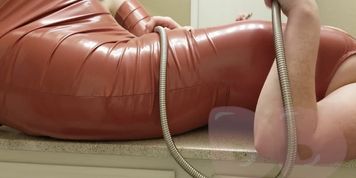 Faucet Hose Chugging Belly Inflation
