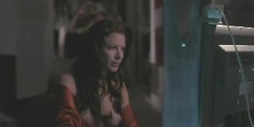 Kari Wuhrer Breasts,  Butt Scene  in Spider'S Web