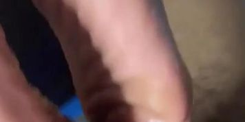 Soft Hot Blue Toes