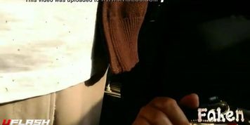MILF bus touch buldge