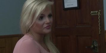 Big boobs lesbian Blair Williams convinced innocent chick Katy Jayne for a lesbian sex