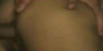 Hot Blonde Big Fake boobs Wife in Threesome