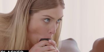 BLACKED Curvy thick blonde girl loves bbc (Giselle Palmer, Jason Brown)