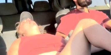 Playing With My Pussy Teasing My Bf While Driving On The Highway