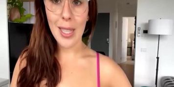 Hot Sexy Brunette Pleasurable Strip Show