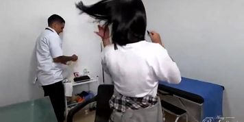 Lia Ponce gets anal fucked by doctor DaniClark after medical exam