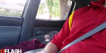 Trying to Flash 3 Asian Girls