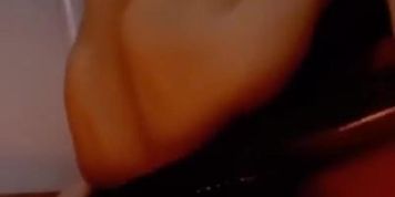 Hot slut wife takes a load of cum in the mouth while getting fucked
