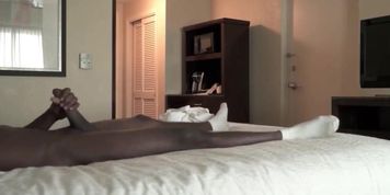 Fat hotel maid like flashed dick