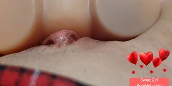 18 year old school girl humping pussy on sex doll and lesbian tribbing after class (Lina Paige)