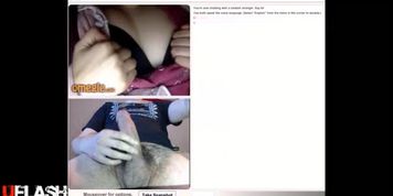 Teens watching and touching the chest and reac ...