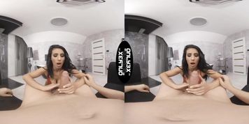 Stunning Nelly Kent prefers your big dick to suck and screw in VR