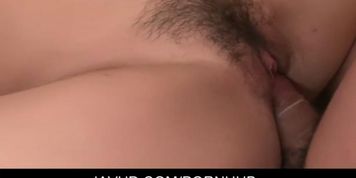 Horny asian babe Mei Haruka gets pounded rough