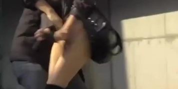 Optimistic Asian slag making noises while experiencing sharking affair