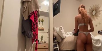 My step sis is just unreal! VOYEUR