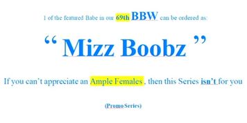 69th BBW xXxL Web Models (Promo)