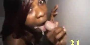 Premature Cum Gloryhole 31s black ebony cumshots ebony swallow interracial