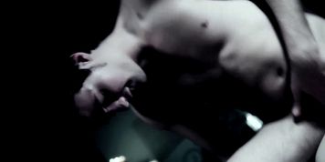 Vamp twink cums after pounding his ass