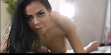 Big Tits Latina Milf Step Mother Canela Skin Family Fucked By Big Dick Step Son Pov