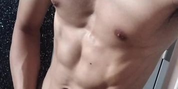 Slender, Petite Asian Boy Stroking Cock
