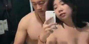 Asian big tits screw