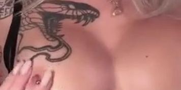 Milla Royce fingering her pussy & squirts on a chair (Lacey Duvalle, Nestee Shy, Pretty Pussy)