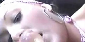 Hot Blonde Sucks Bf In A Car