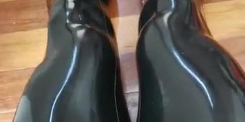Chastity With Latex Pants_Please let me cum, PLZ !!!!!!!! (Alison Webb)
