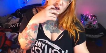 BBW huge ass webcam asshole tattoo