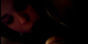 Dominican girl sucks dick with long foreskin