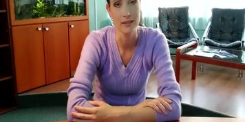 Rimmed euro bent over and fucked by doctor