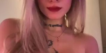 Blonde Girl Teasing With Her Tits - Redgifs