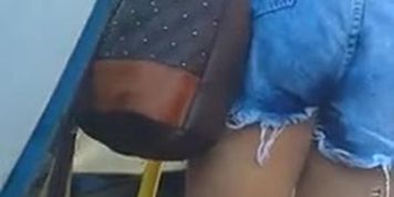 Brazilian Cock Flash On Bus