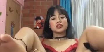 Latina spreading pussy