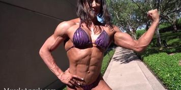 French Muscle Goddess in Bikini 3