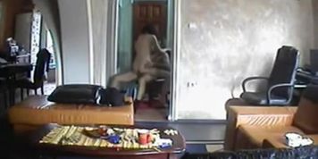 Caught fucking on chair