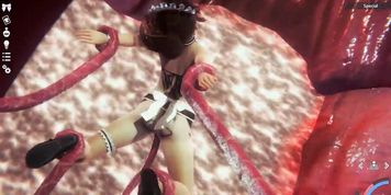 HONEY SELECT 2 - IWAMA-MASO-YUUNA fucked by tentacles