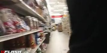 Flashing dick in a store
