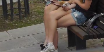 Crossed Legs In Square
