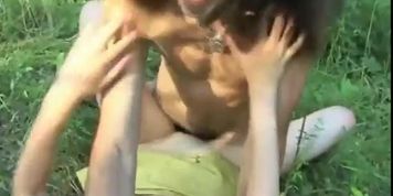Trashy Baby Fucked in Jungle