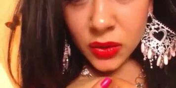 Slutty Latina woman free lives porn webcam show