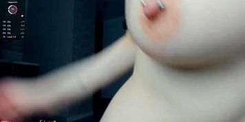 slim thicc pawg rides dildo