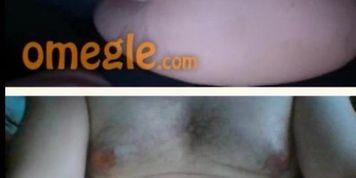 Omegle-BBW Shows boobs and pussy for huge cumshot