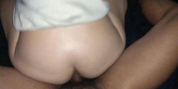 My Big Ass Bouncing on BBC While Family Sleeps