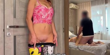 StepDaughter Convinces StepDad to Fuck Her Tight Pussy &ndash; Gets Cum in Her Mouth