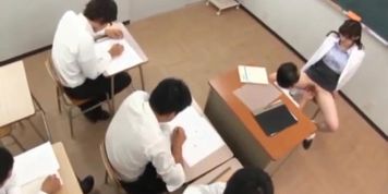 Teacher in class