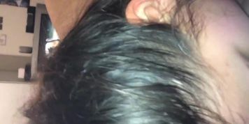 Blowjob performed by a naughty MILF at home