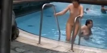 Got Her Coming Out of The Pool